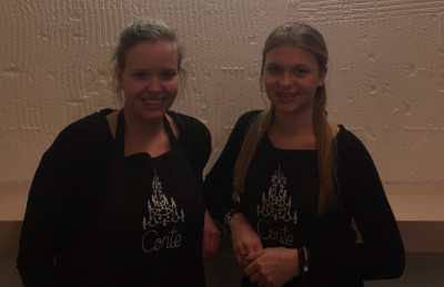 Das Team des Kaffee Conte: Sarah Mörth und Heike-Helena Kurnik
