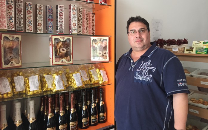 Zoltan Gallert, der Besitzer des Geschäftes "Lebensmittel aus Ungarn"