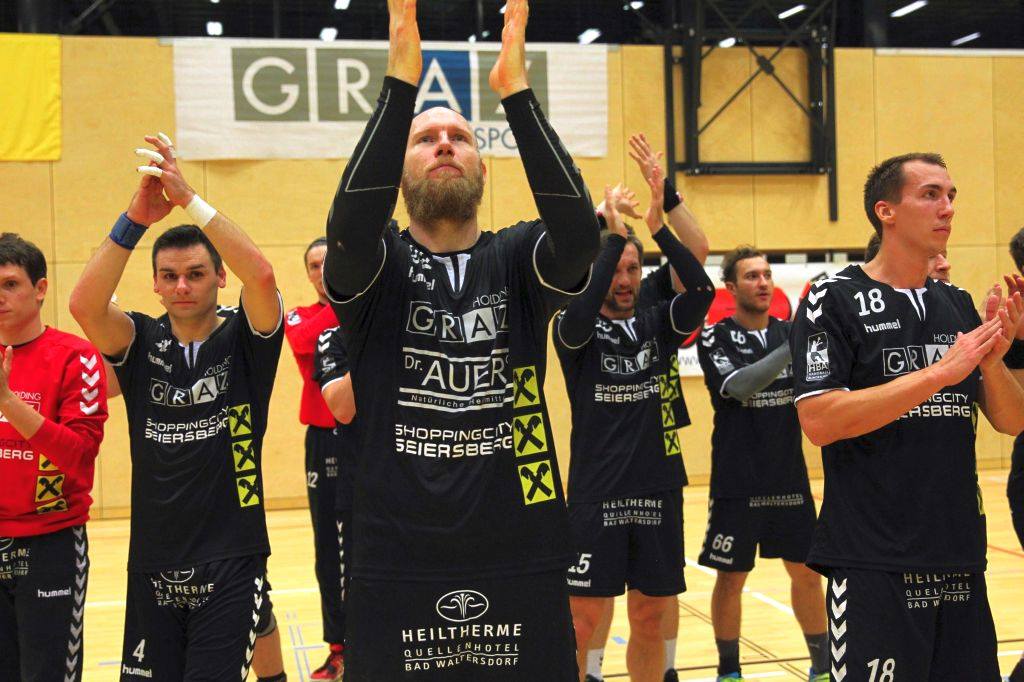 Die Grazer mischen die Handball Bundesliga Austria auf Foto: Olaf Hemsen