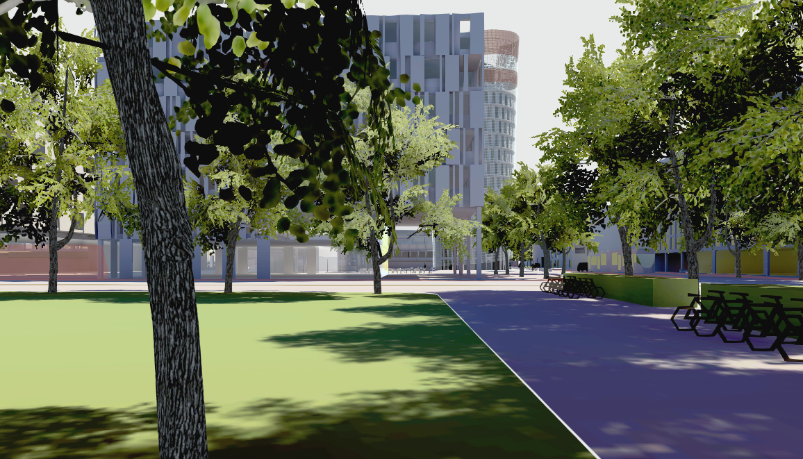 Der Nikolaus-Harnoncourt-Park wird in der Smart-City entstehen - Quelle: uwalkin