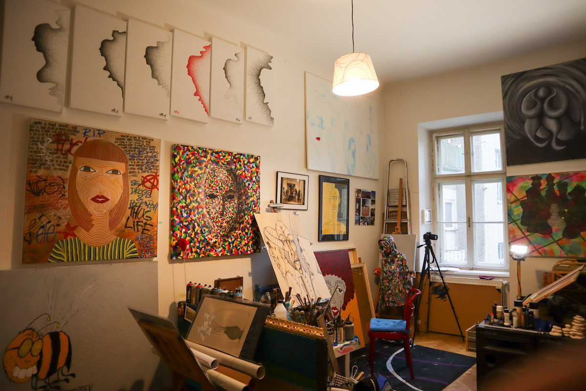 Das Atelier von Mario Paukovic