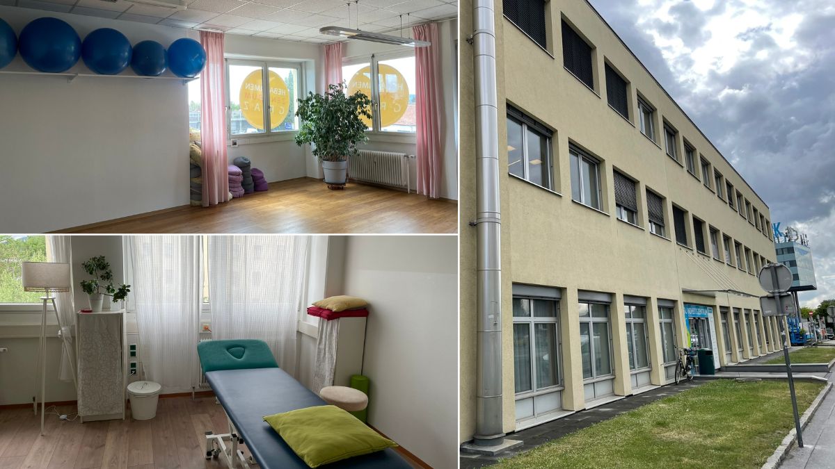 Das Hebammenzentrum Graz befindet sich neben dem Citypark und bietet dort diverse Kurse und Behandlungen an. – Fotos: Larissa Buchriegler