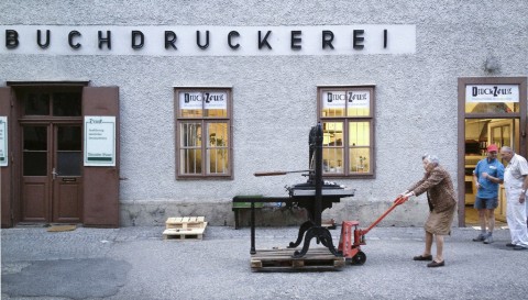 Druckerei Bauer Frontansicht; Foto: langenacht.orf.at