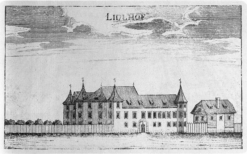 Abbildung des Lidlhofs aus Vischers Schlösserbuch