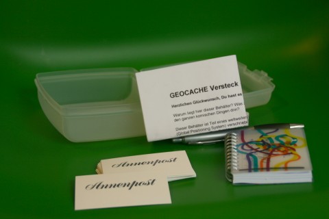 Ein Blick ins Innere des Annen-Caches