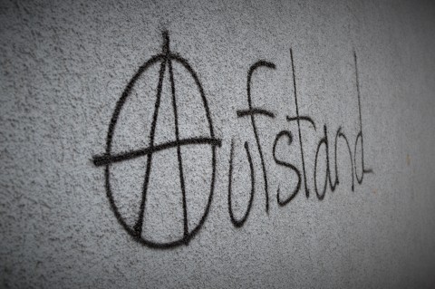 Die Sprayer am Griesplatz drücken ihre Stimmung mit Graffitis aus.