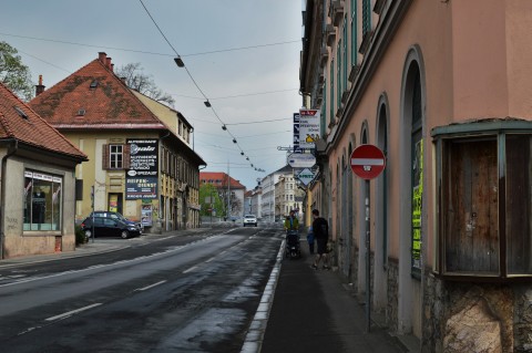 Eine düstere Stimmung herrscht am Griesplatz. Doch das hat nicht nur mit dem Wetter zu tun.