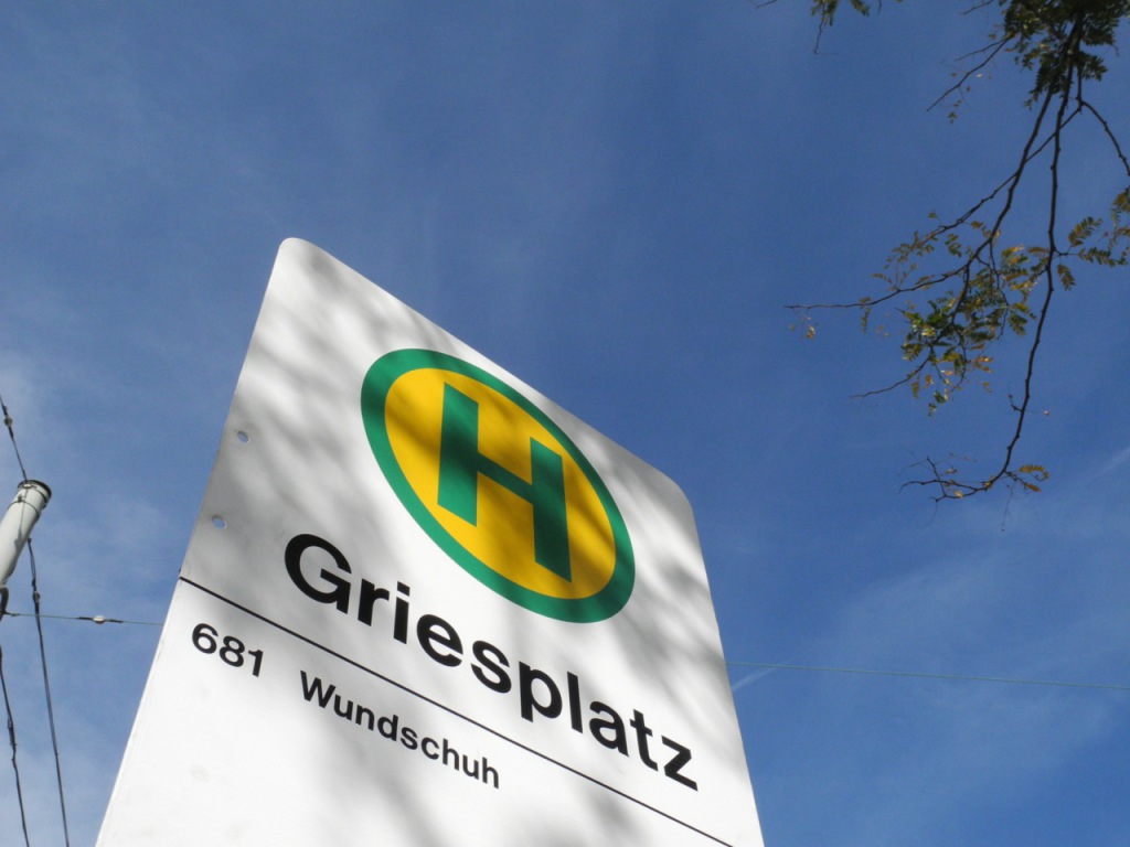 Griesplatz Schild