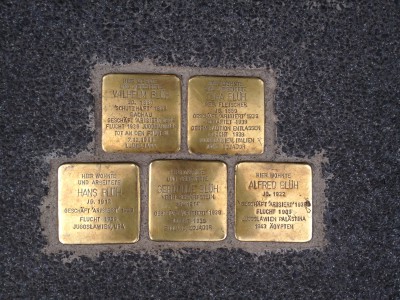 Ein Denkmal für Familie Blüh und nun auch ein Poké-Stop: "Stolpersteine Annenstraße"