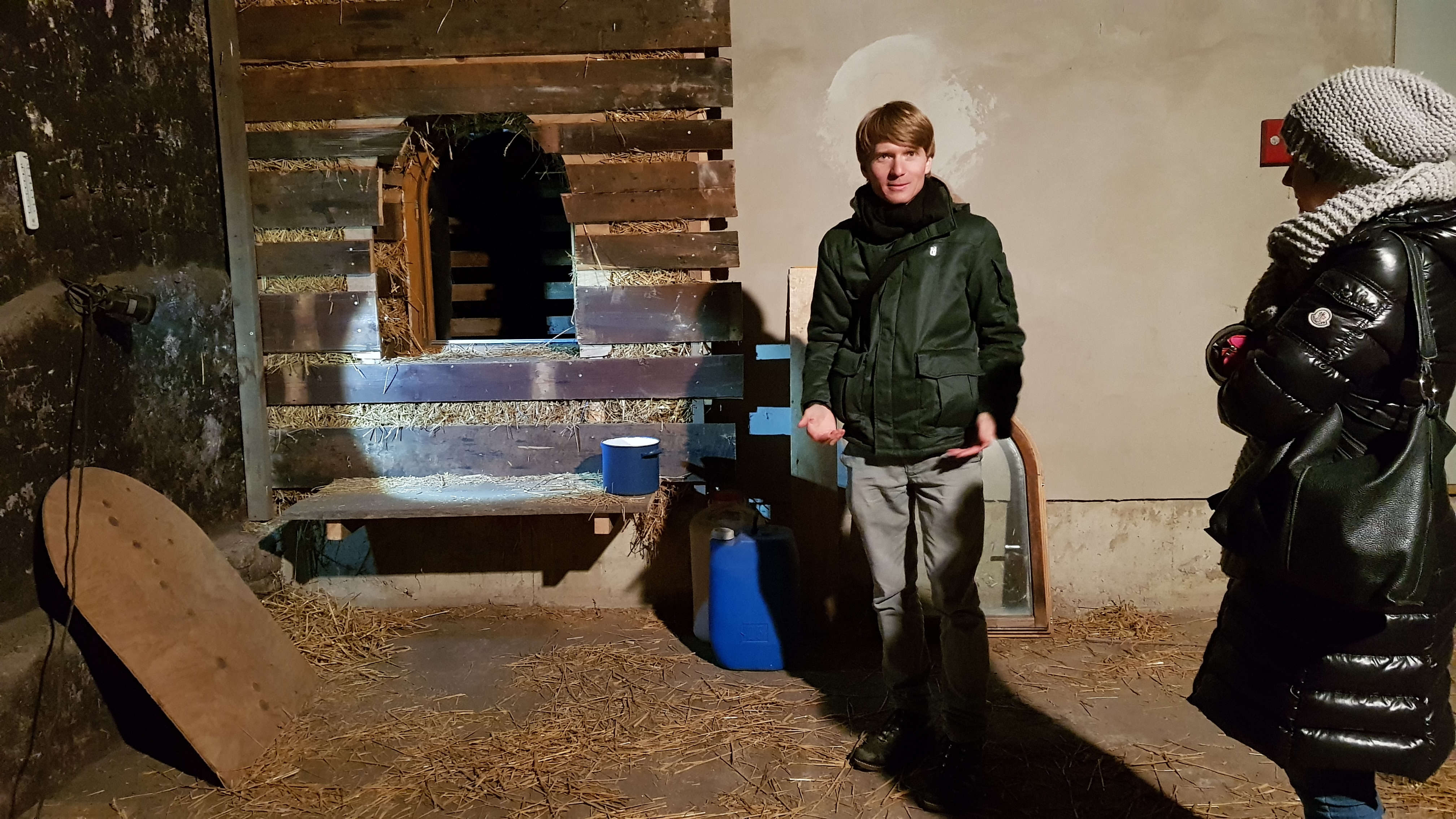 Vorführung eines Eiskellers