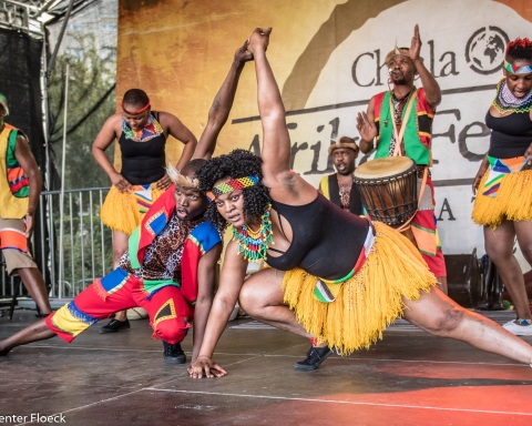 Afrika-Festival 2019 - afrikanische Tänze auf der Bühne