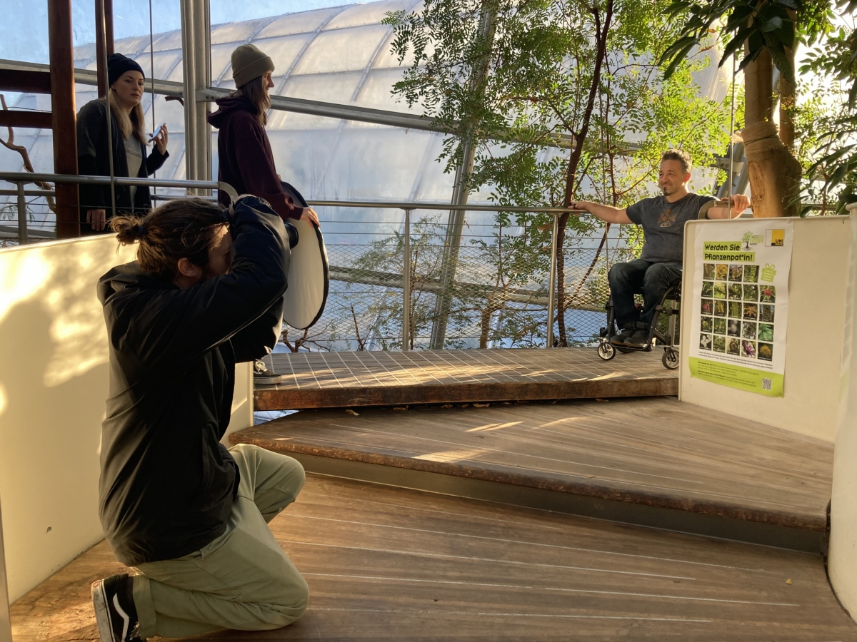 Fotoshootings im Botanischen Garten