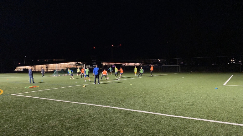 ESK Graz beim Abendtraining