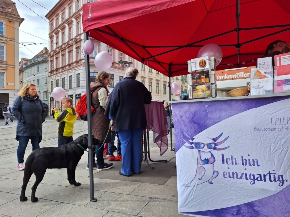 Informationsstand des Instituts für Epilepsie