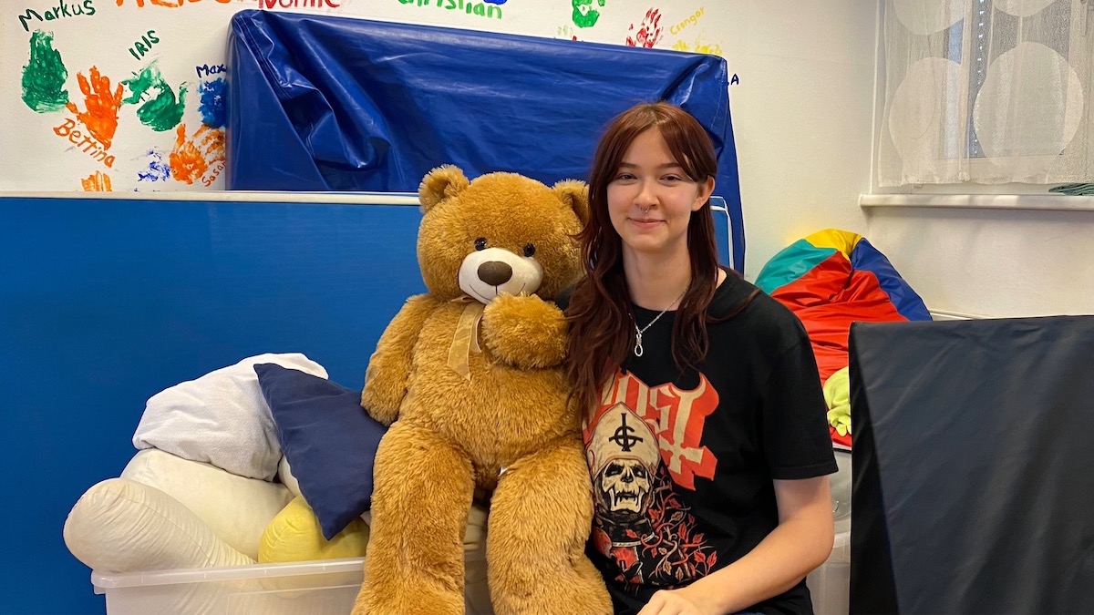 Jana Peyrer macht ein FSJ im Annenviertel.