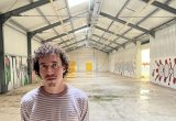 Markus Wohlkönig in der neuen Skatehalle im Hornig-Areal in der Waagner-Biro-Straße.