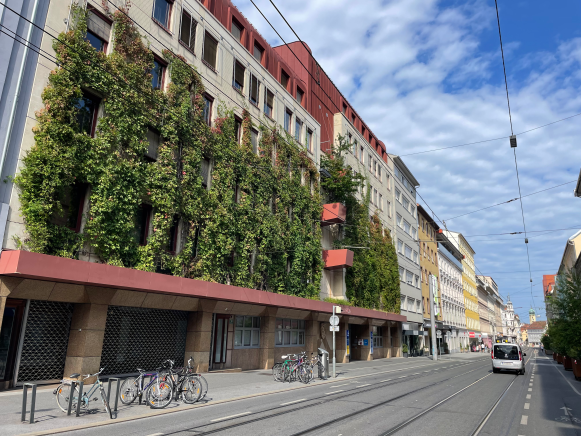 Blick entlang der Annenstraße