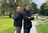 Markus Martinz und Raimund Vaseghi im Volksgarten
