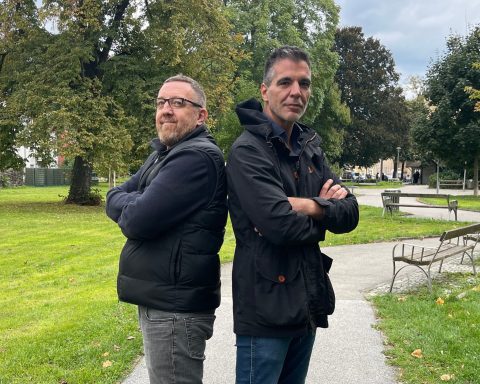 Markus Martinz und Raimund Vaseghi im Volksgarten