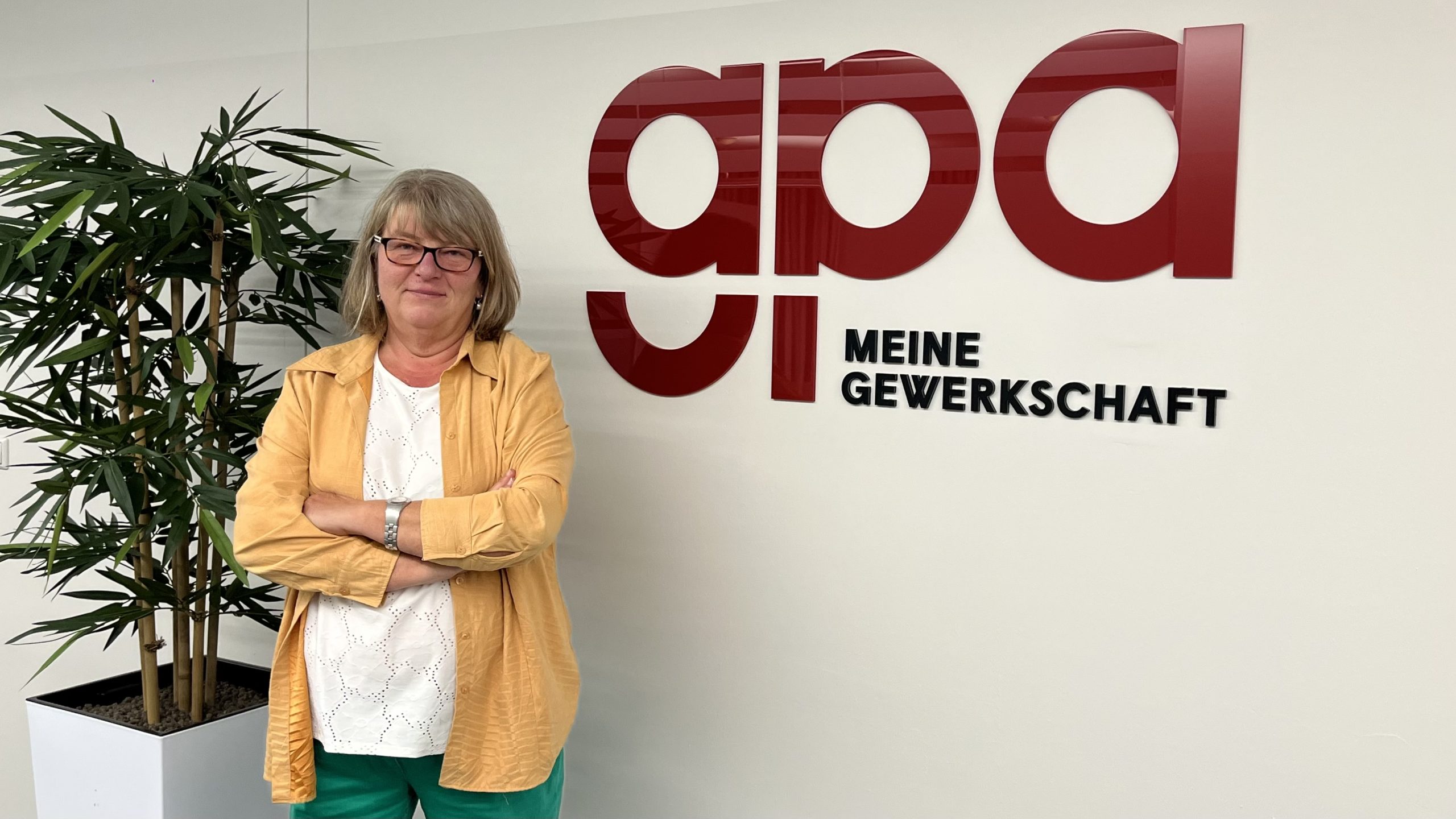 Beatrix Eiletz im ÖGB Haus in Eggenberg.