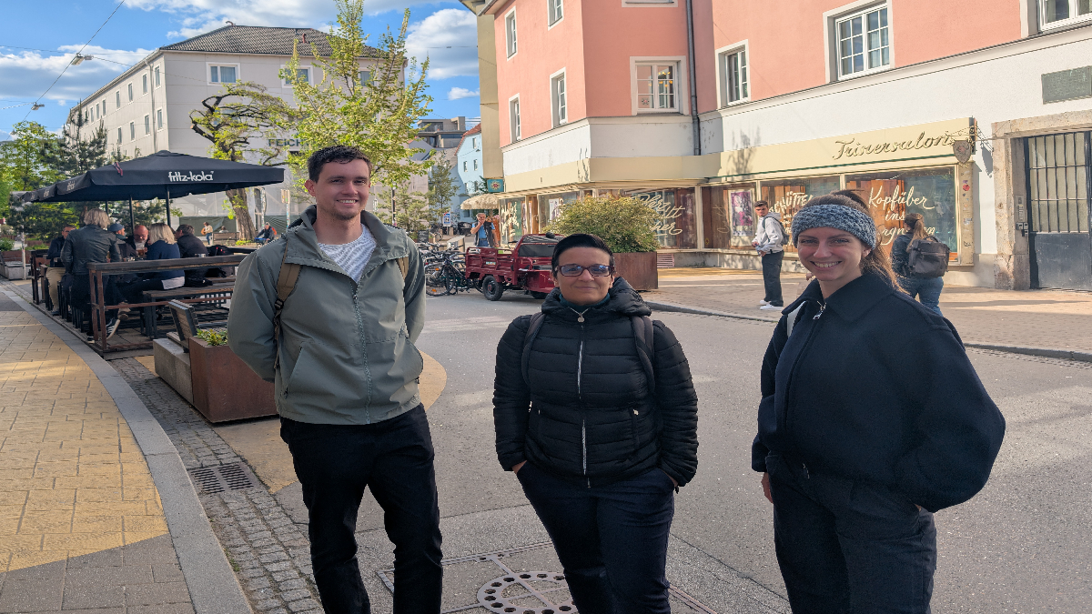 Robbin Steentjes, Sara Bafaro und Elisabeth Mitterfellner