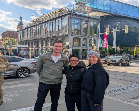 Team der Grazer Mitte bei Kunsthaus-Kreuzung